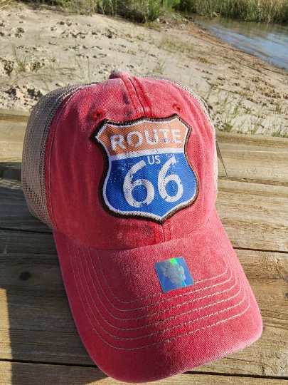 Route 66 Vintage Trucker Hat